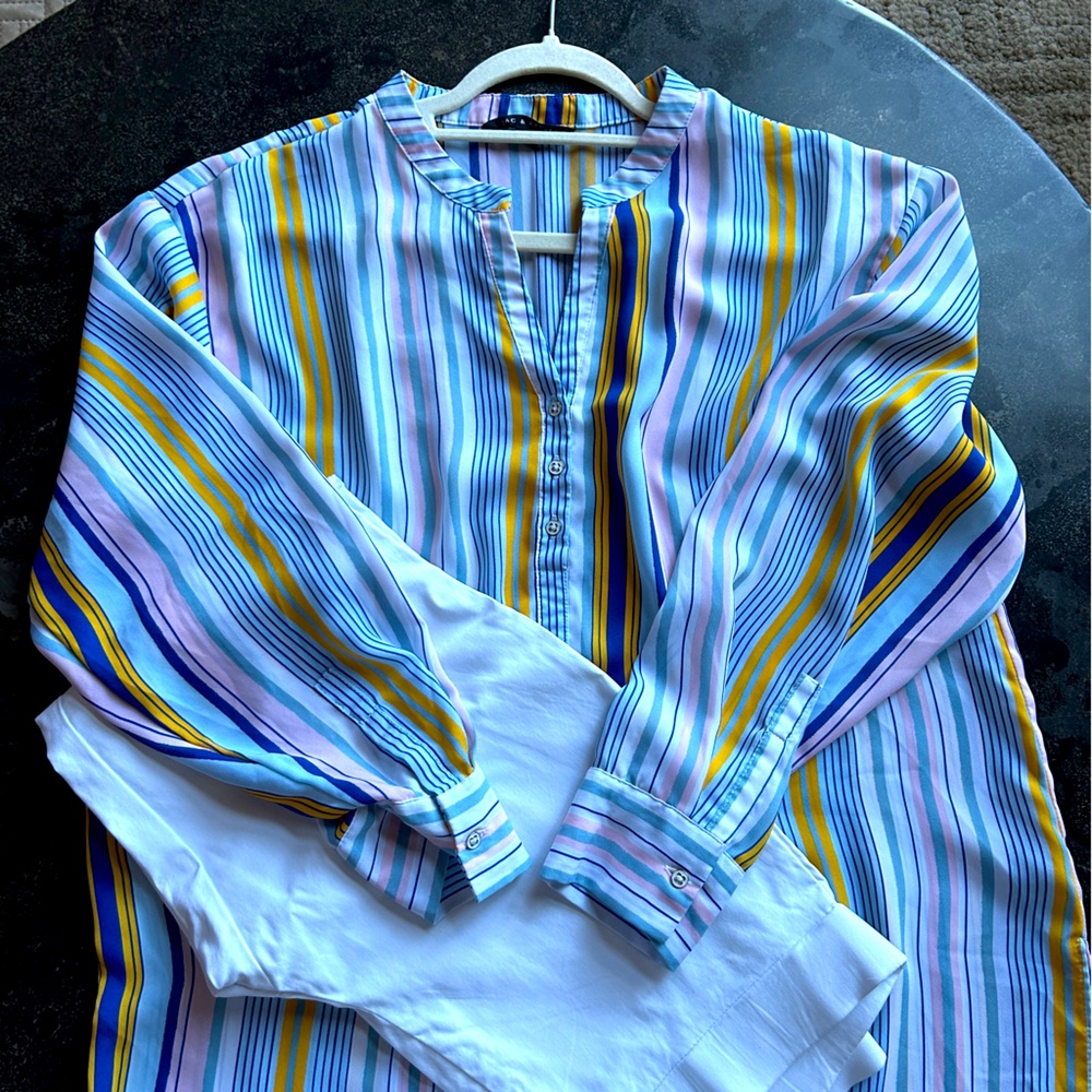 Zac and Rachel Striped Blouse - Size L/XL